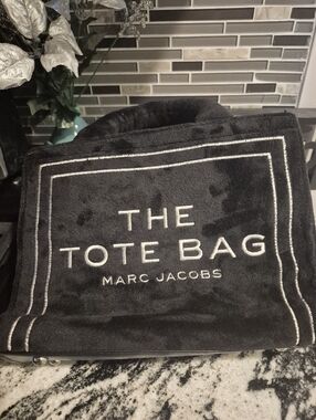 Marc Jacobs Black Velvet 'The Tote Bag' Small Tote